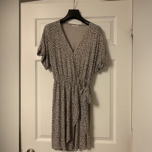 Faux wrap dress